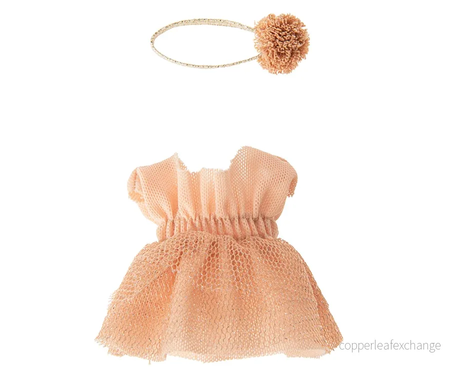 Maileg – Klänning till storasyster mus, dansmus Giselles ballerinaklänning (slutsåld kollektion)