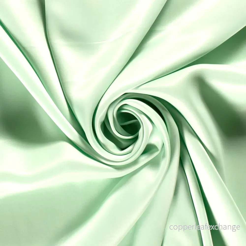 Viscose – Satin – Beautiful fall – Luster – Mint – 021