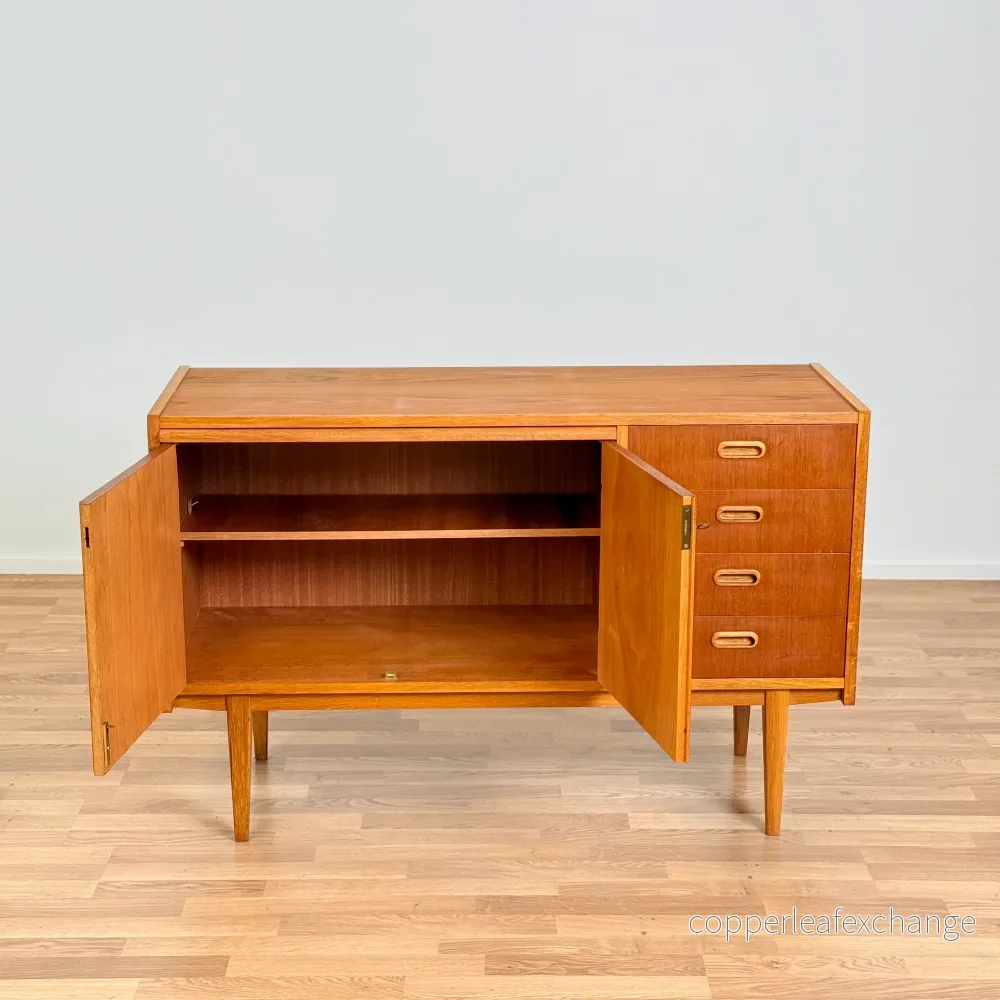Sideboard, teak & ek, 1960-tal, Sverige - Bild 3
