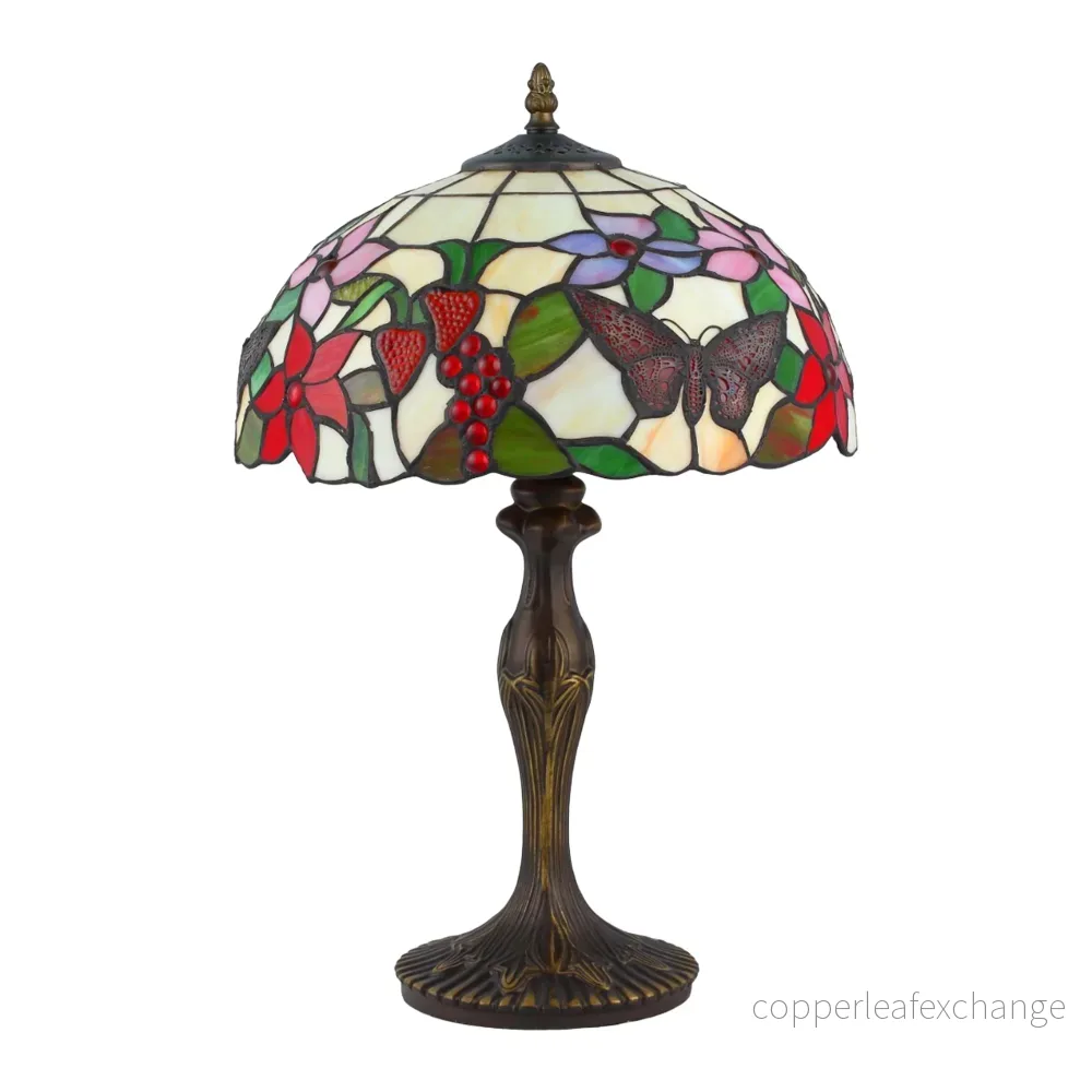 BALI Tiffany Bordlampa. H:45cm