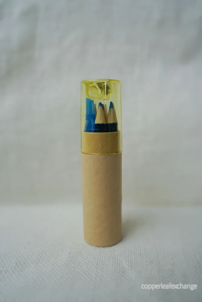 Marker pens – Jar of pencil sharpener Marker pens – Jar of pencil sharpener