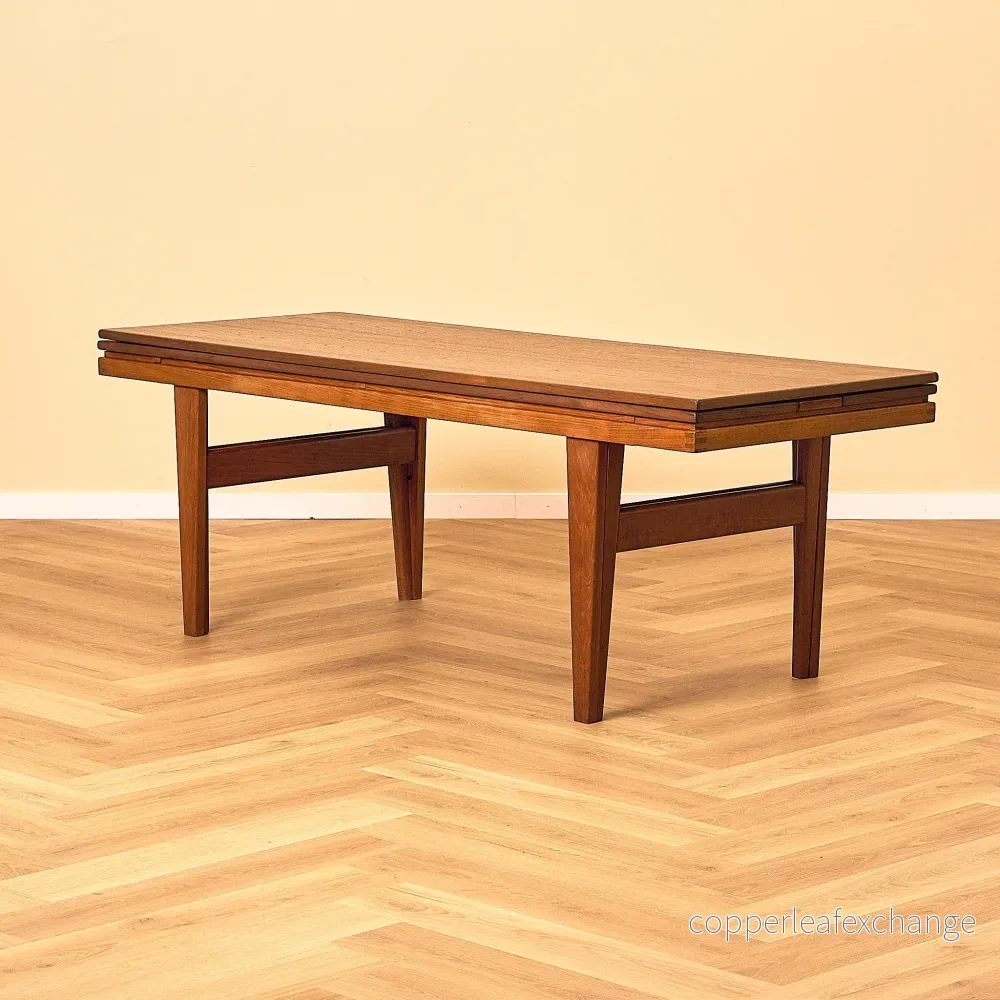 Vintage Teak Coffee / Dining Table by Trioh, Denmark 1960s Vintage Teak Coffee / Dining Table by Trioh, Denmark 1960s