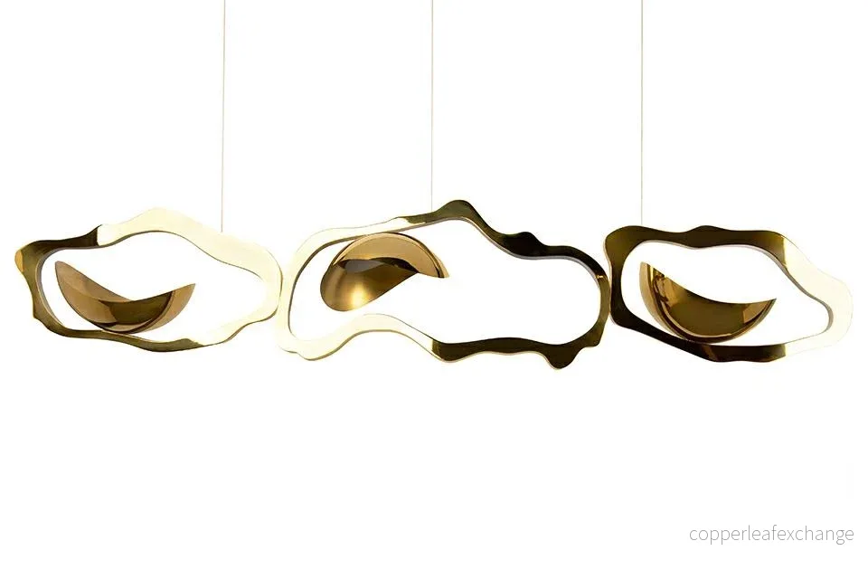 Taklampa MOOSEE – CHAIN guld