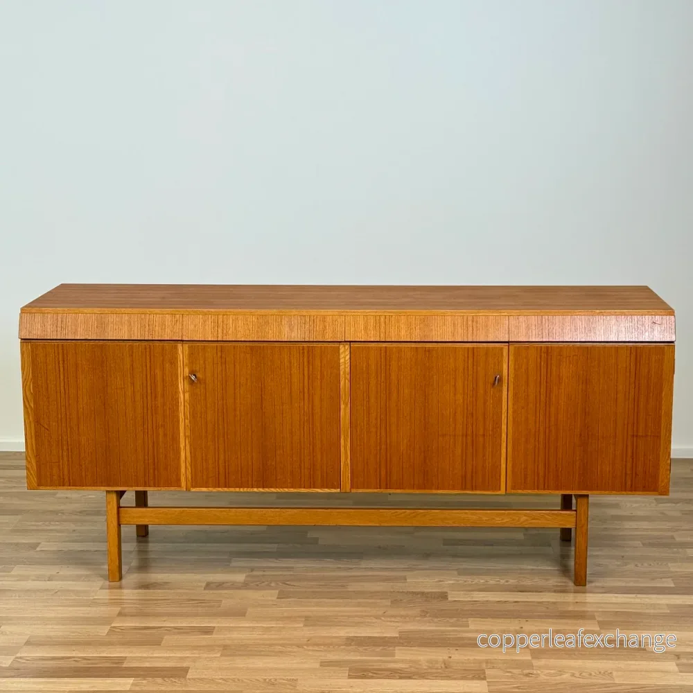 Sideboard i teak och ek, 1950-60-tal, Sverige