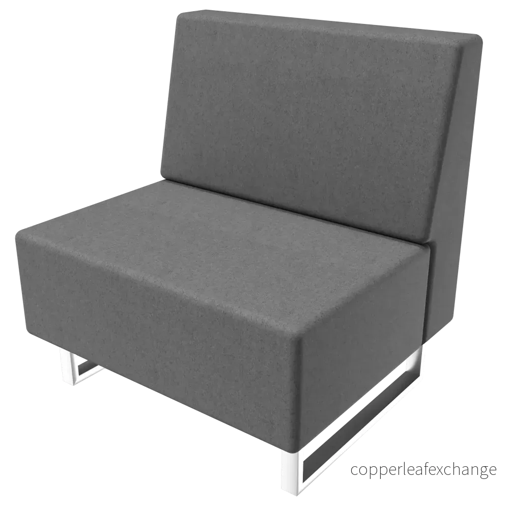 Soffa Usit 1-sits, mörkgrå