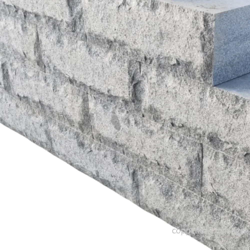 Granitmur Bergama Grå Fallande - Bild 2