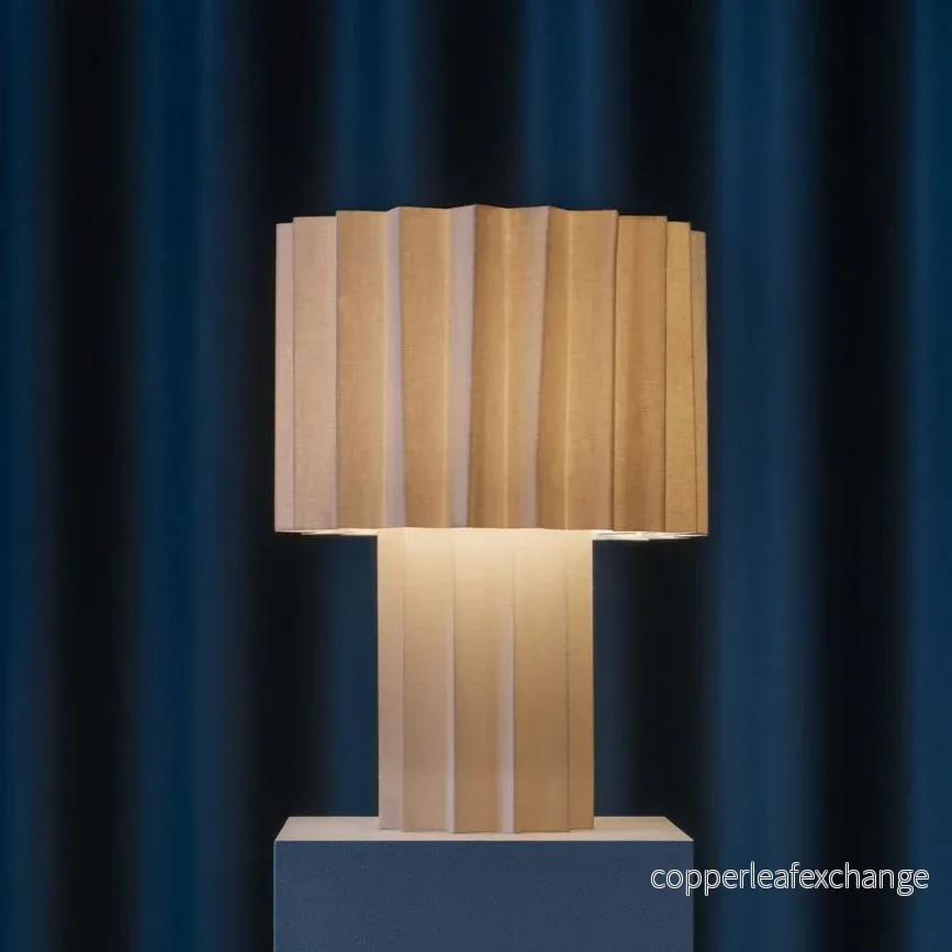 Bordslampa Plissé Vit - Bild 2