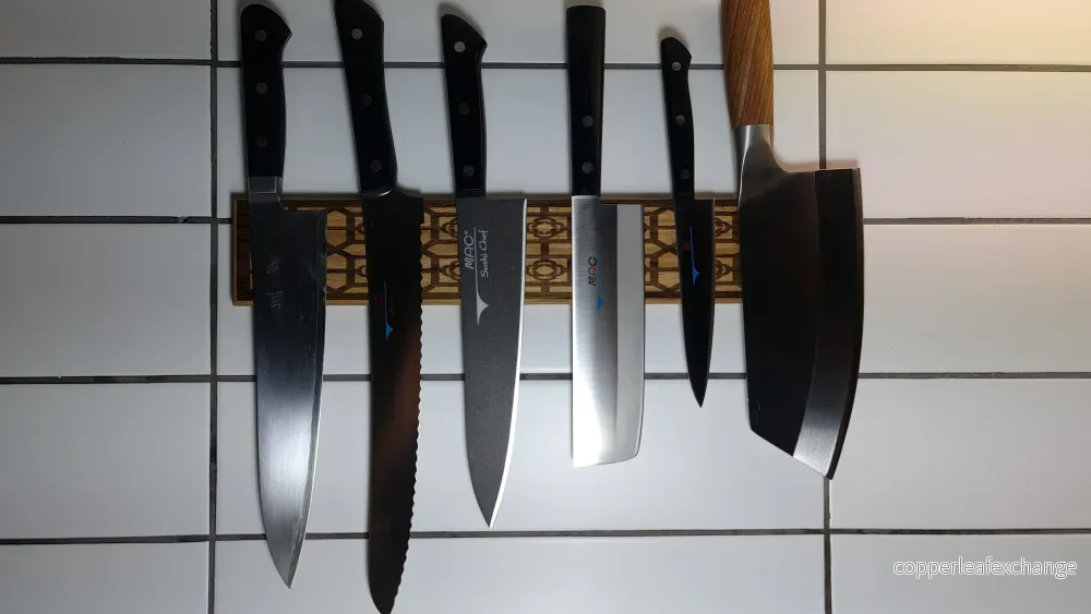 Magnetisk knivhållare med lasergravyr Magnetisk knivhållare med lasergravyr