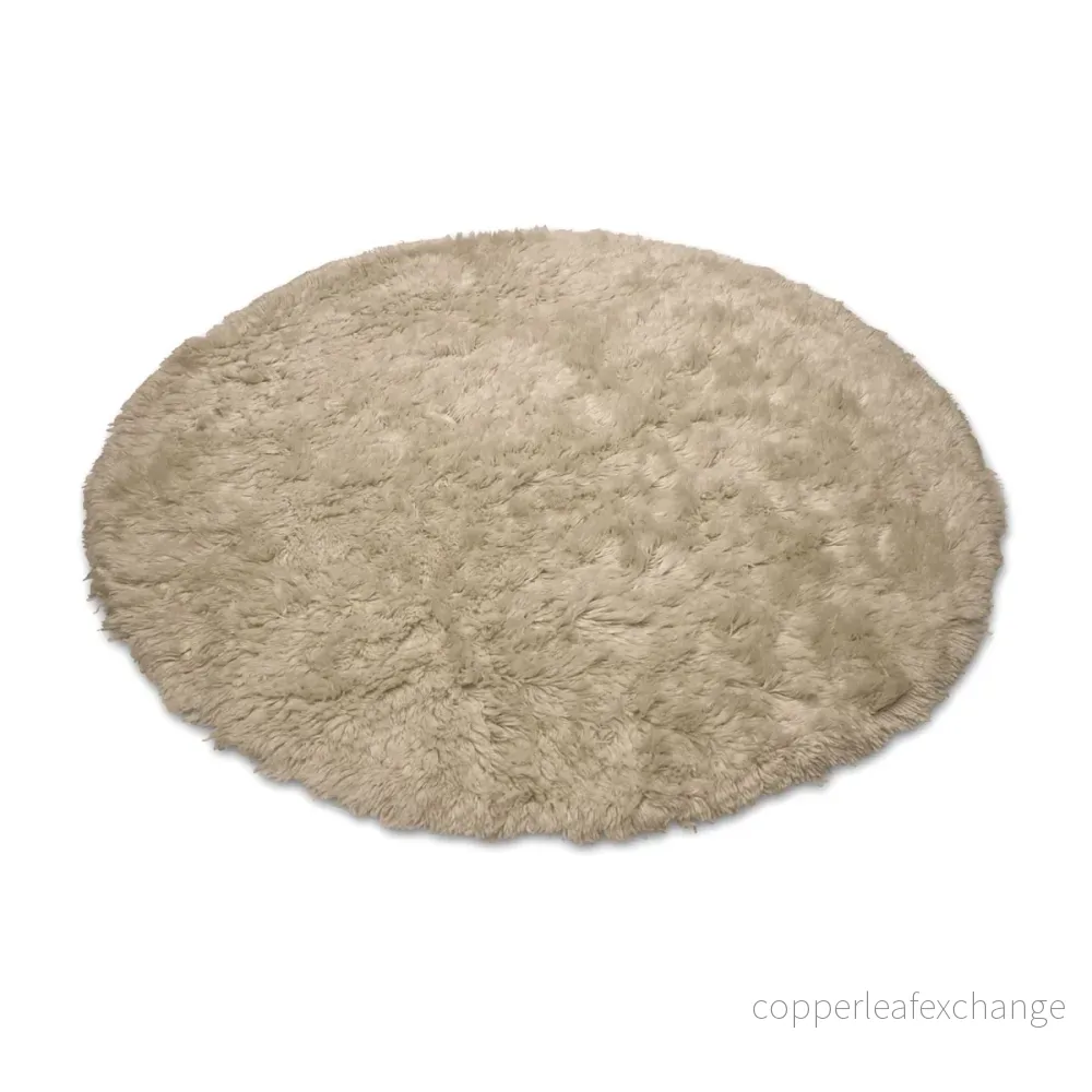 Matta Cloudy Rund från Classic Collection, Beige - Bild 2