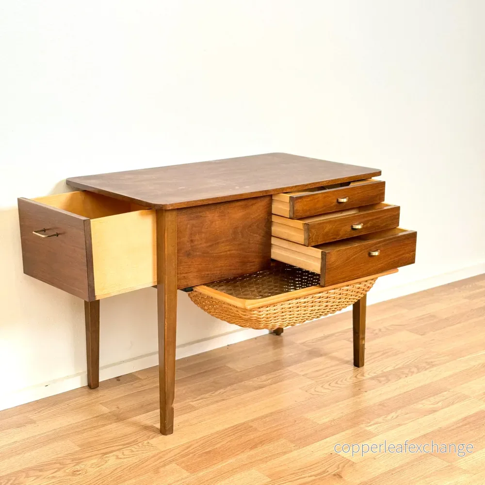 Sidobord i alm, 1950-60-tal, Danmark - Bild 3