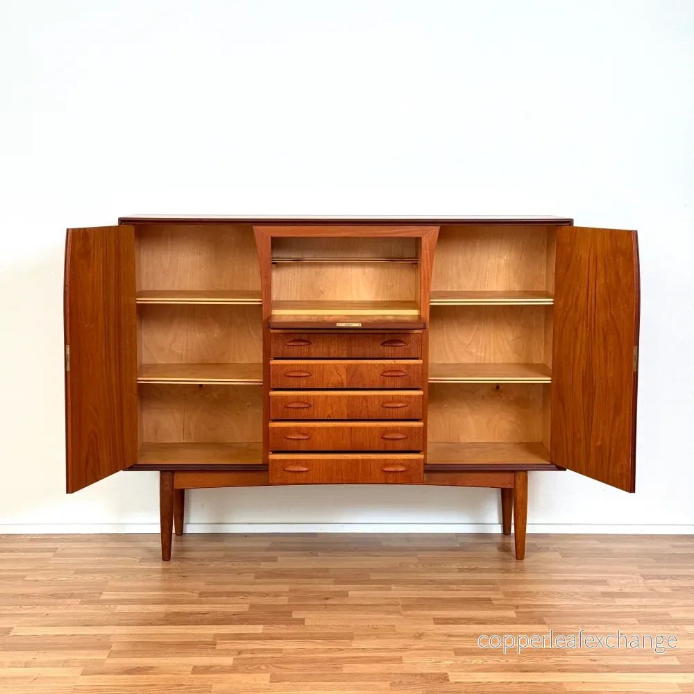 Högskåp i teak av Omann Jun, 1950-60-tal, Danmark - Bild 2