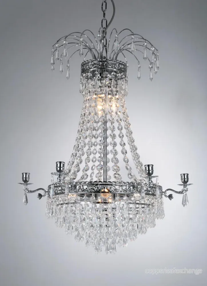 EMPIRE CLASSIC 6-Arm - Liten Krom. D55xH68 - Bild 2