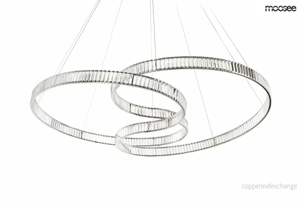 Taklampa MOOSEE - WAVE 160A, krom