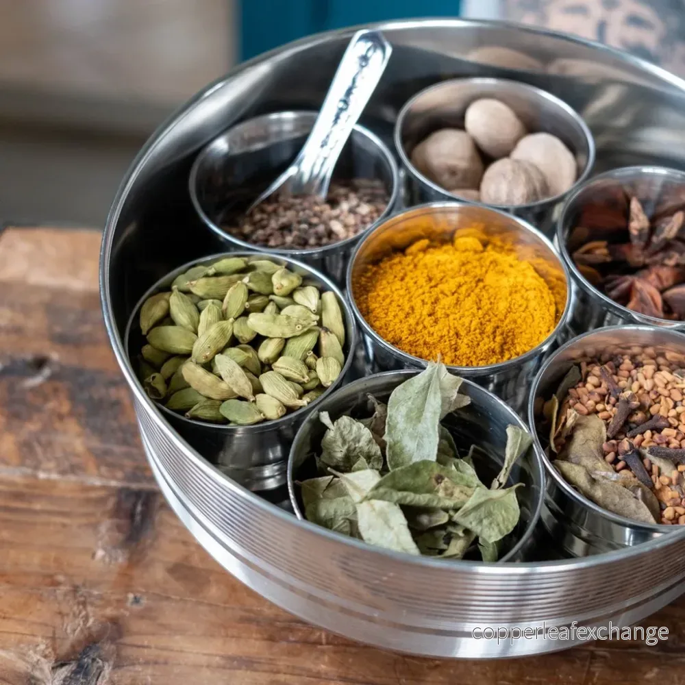 Masala dabba - indisk kryddförvaring - Bild 2
