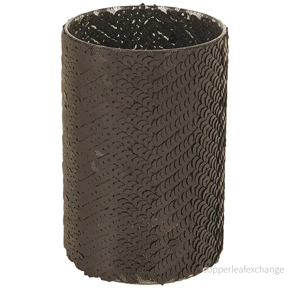 Glaslykta Black Pailette stor Glaslykta Black Pailette stor