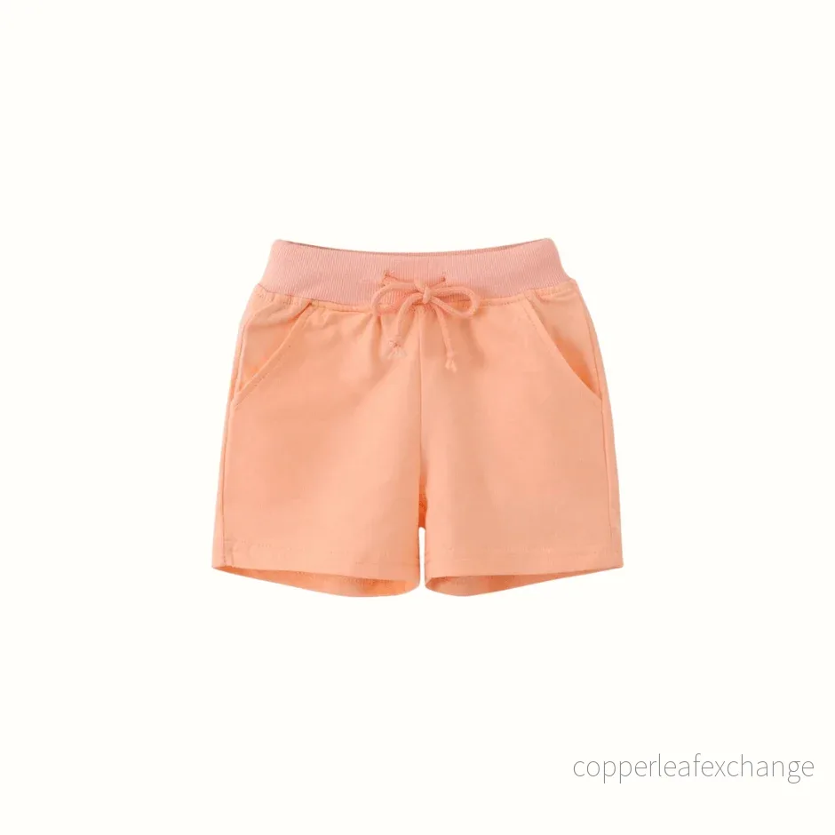 Sommarshorts i bomull – Peach