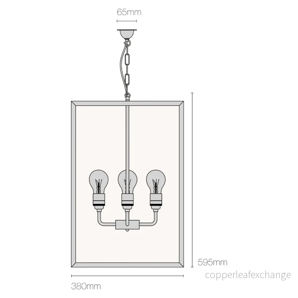 EXTRA SQUARE LARGE PENDANT - Bild 2