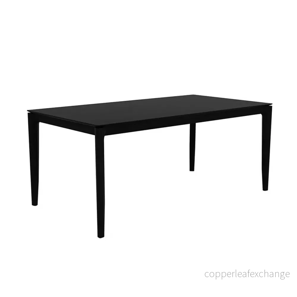Matbord Bok i Svartlackad Ek - Bild 3