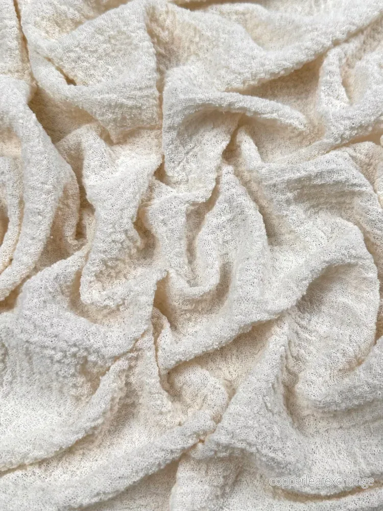 Raw fabric – Made to be washed – Untreated Cotton – Screen cloth – Off-White