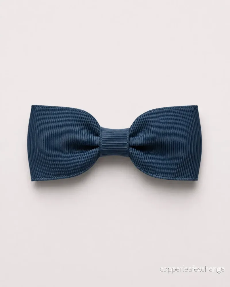 Liten hårrosett, antique blue