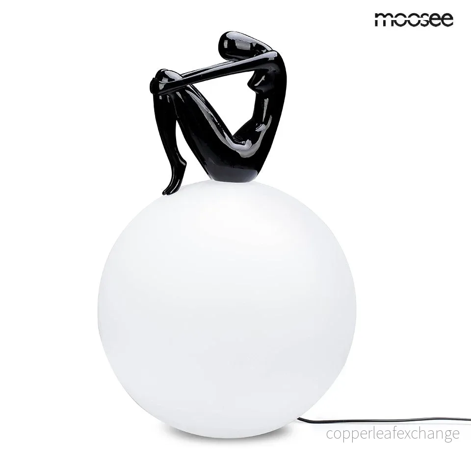 Golvlampa MOOSEE – UOMO 35, svart