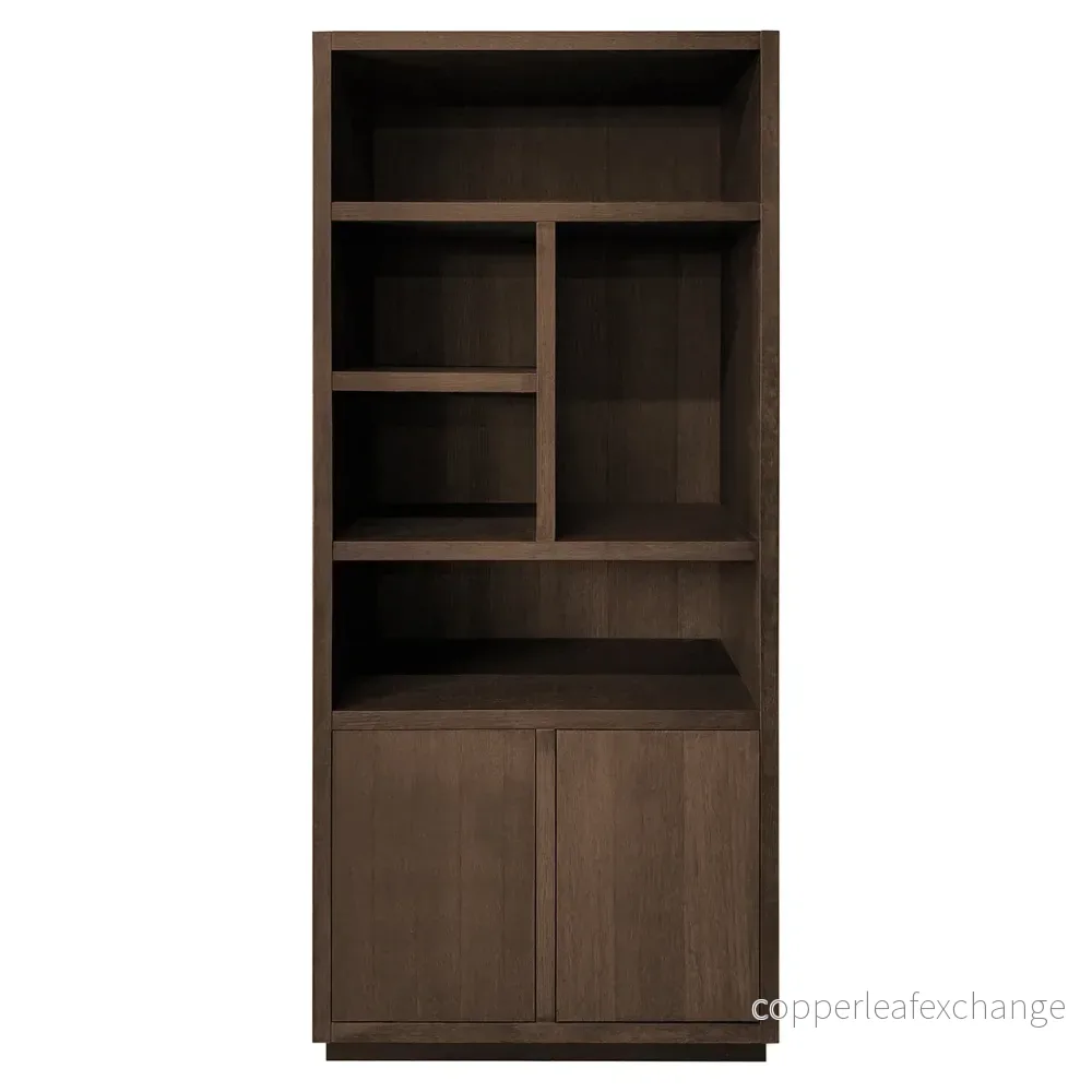 Vitrinskåp Oakura 2-dörrar (Brown) - Bild 2