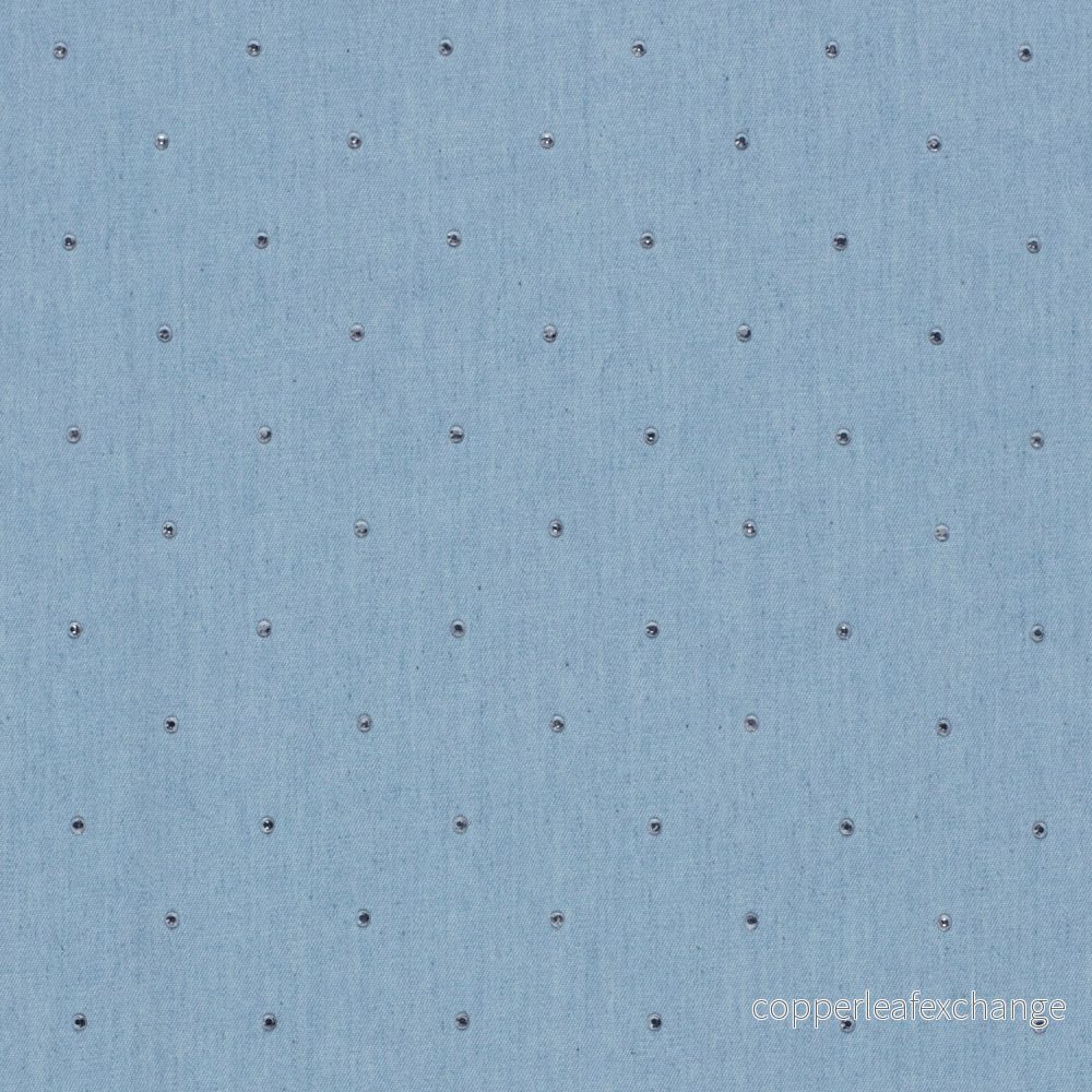 Denim, Jeans – Pearls – Cotton – Light blue Denim, Jeans – Pearls – Cotton – Light blue