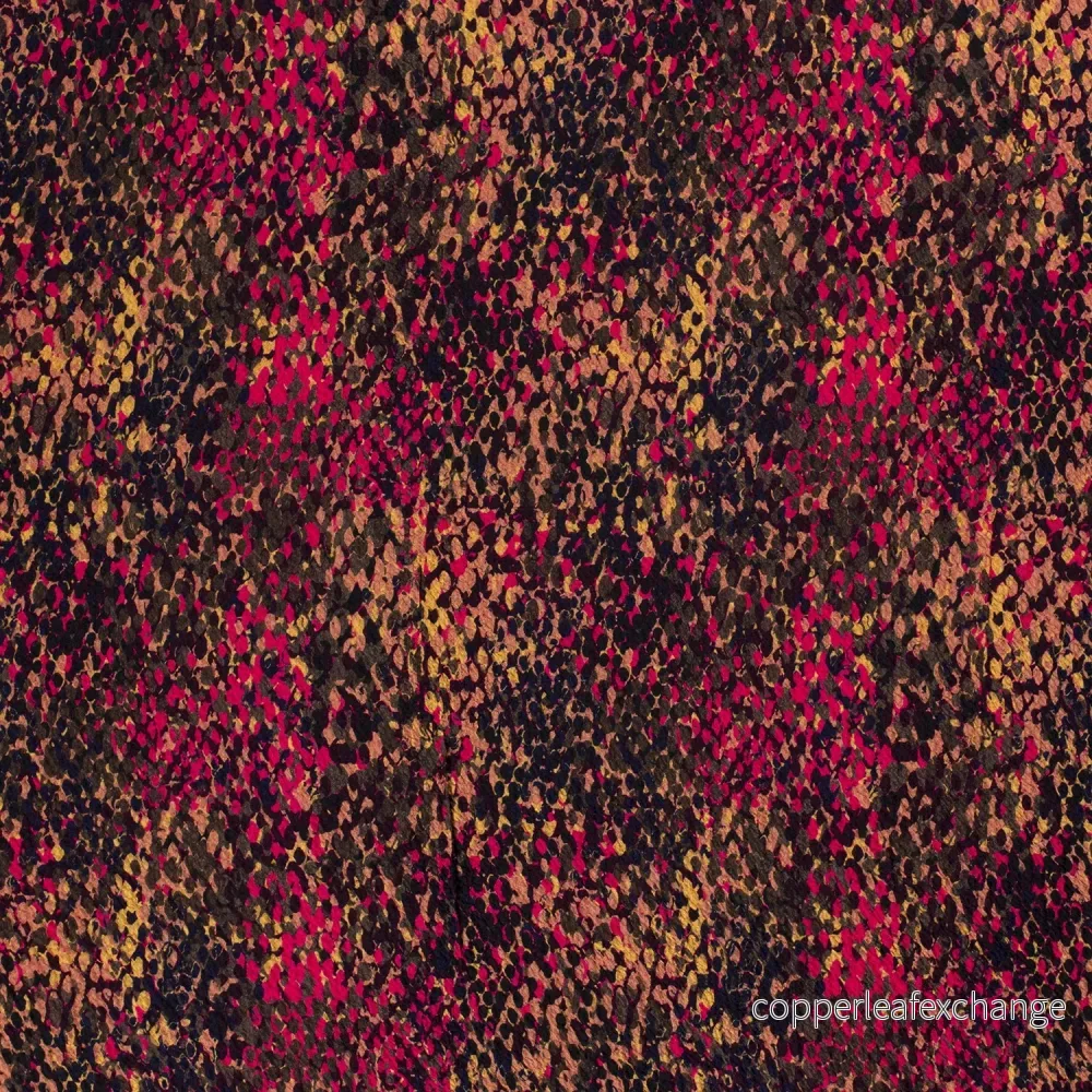 Bubbly Viscose Polka Dots Fuchsia - Bild 2