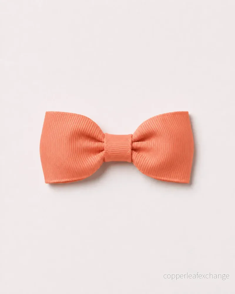 Liten hårrosett, peach Liten hårrosett, peach