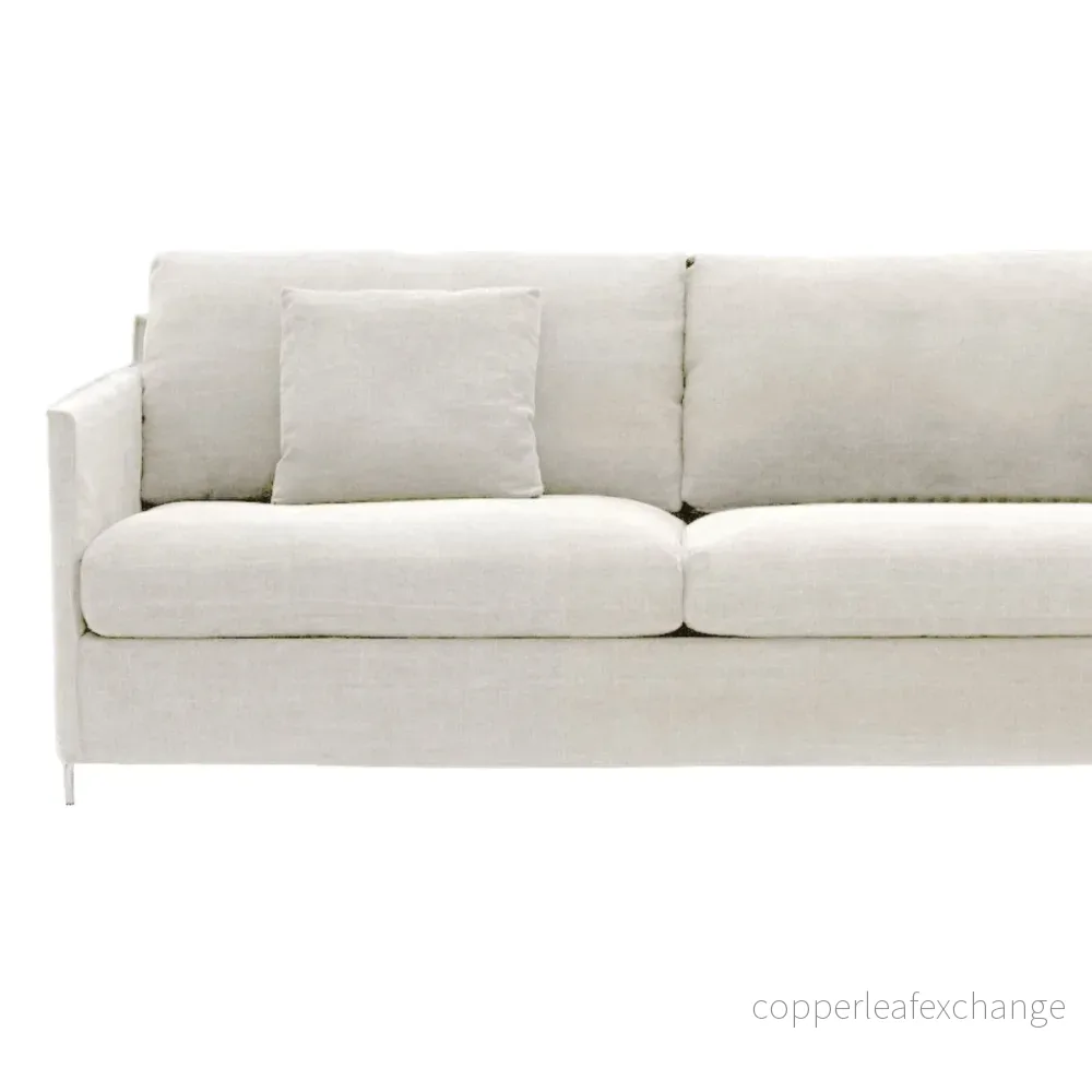 Soffa Petito 4-sits, Tristan Snow White (delad) - Bild 2