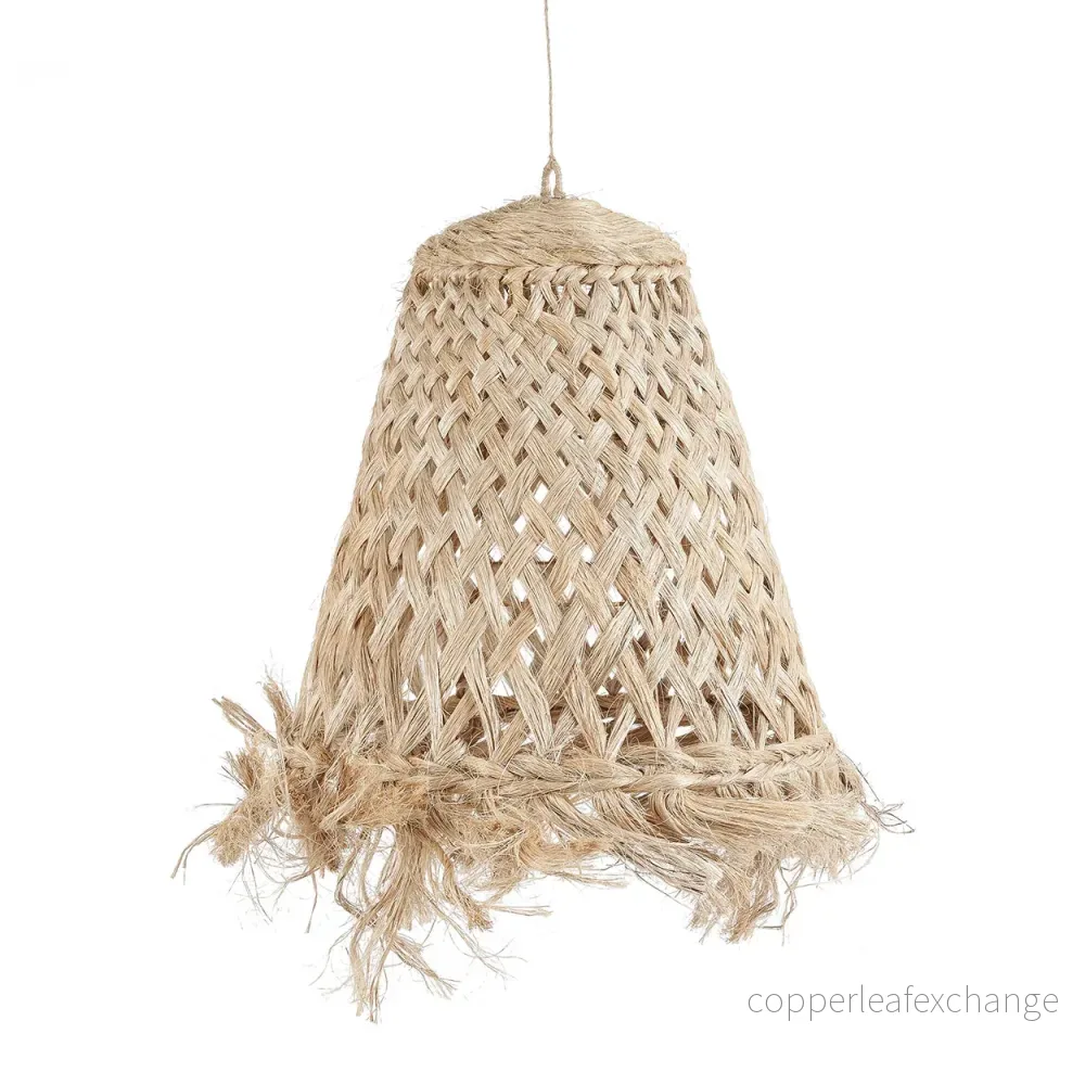 THE ABACA JELLY FISH PENDANT - Natural M