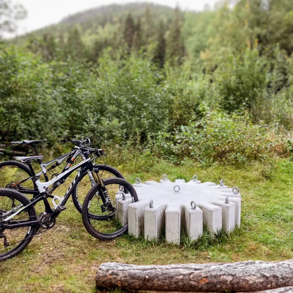 Cykelställ Kuggen 1600×480