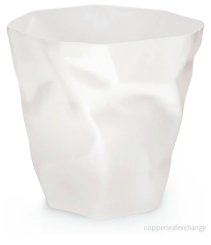Papperskorg – PLAST, vit Papperskorg – PLAST, vit