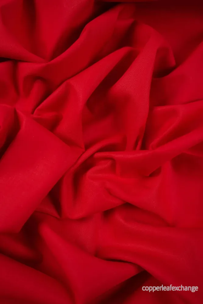Sheet fabric, Domestic – Cotton – Red – 3080