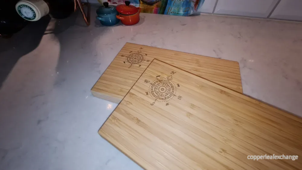 Frukostbricka i bamboo med lasergravyr - Bild 2