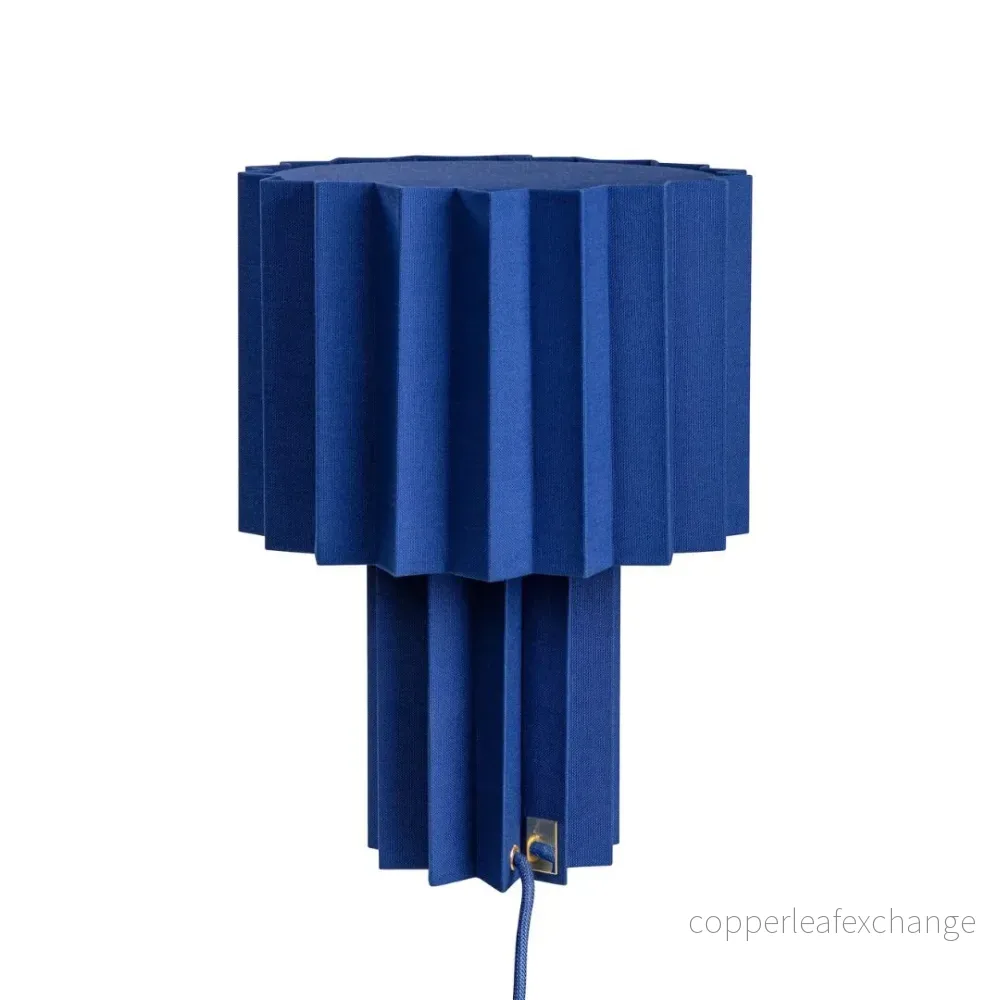 Bordslampa Plissé Blå