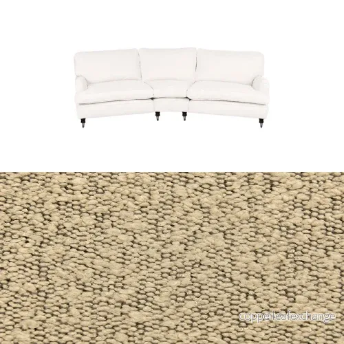 Klädsel till soffa Englesson Howard 4-sits svängd Tyg Ascot bouclé - Bild 2