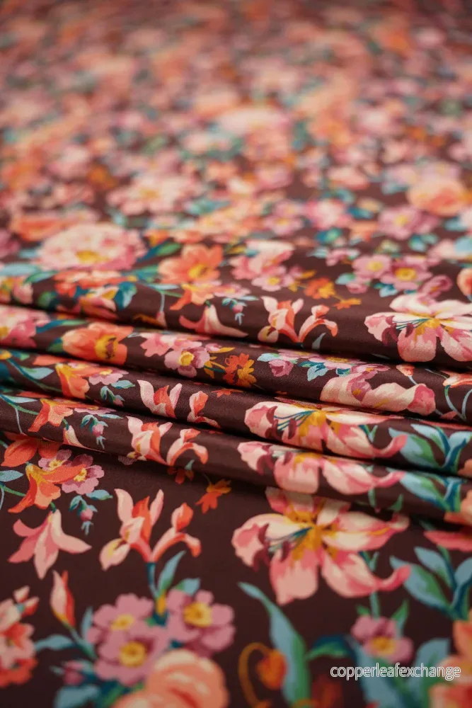 Liberty – Silk – Kensington Crêpe de chine – Montague Mews (B) Liberty – Silk – Kensington Crêpe de chine – Montague Mews (B)
