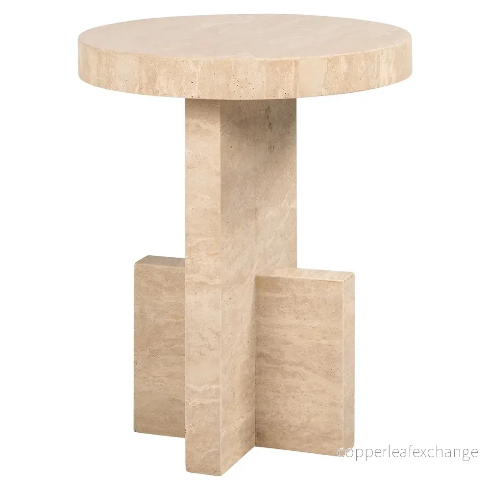 Sidobord Biltmore Travertin (Beige) Sidobord Biltmore Travertin (Beige)