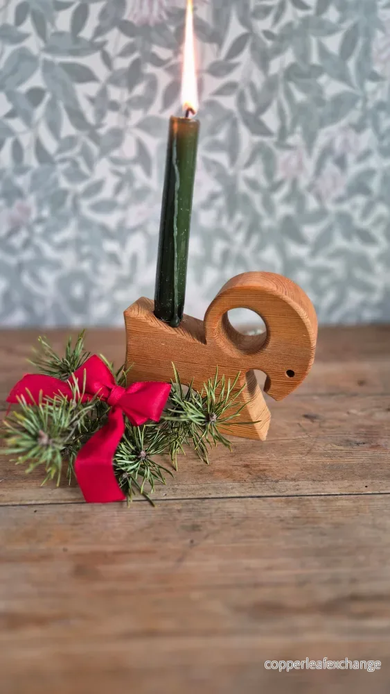Adventsljusstake – Julbock