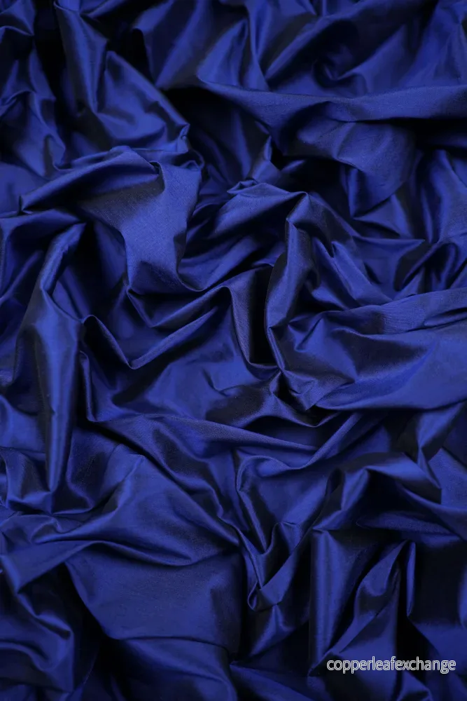 Thai silk – Crispy – Royal blue – 5670