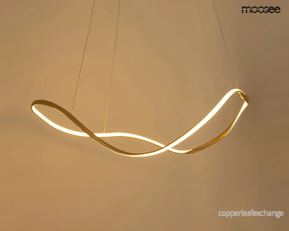 Taklampa MOOSEE - WAVES 60 guld - Bild 2