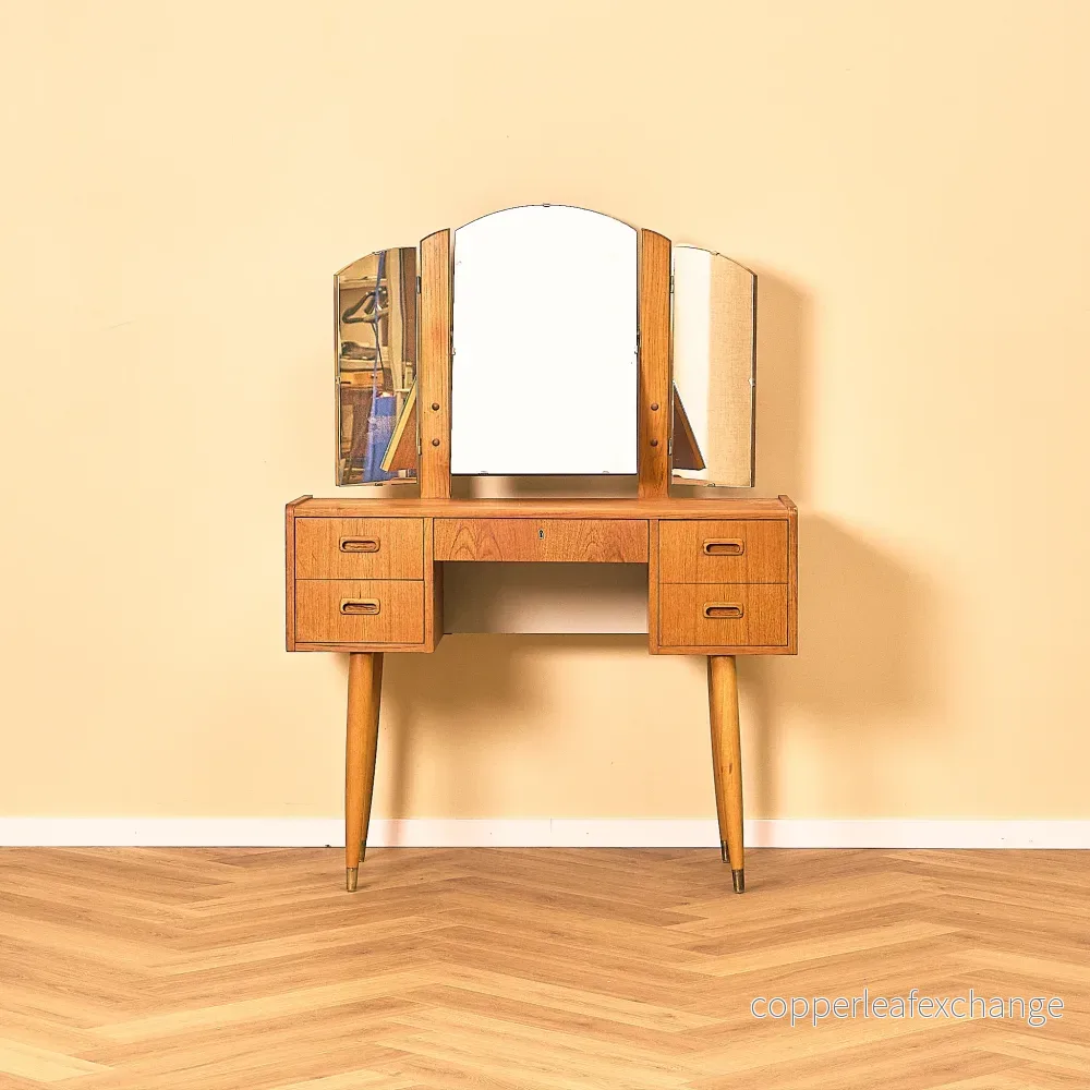 Swedish dressing table / Writing desk in teak