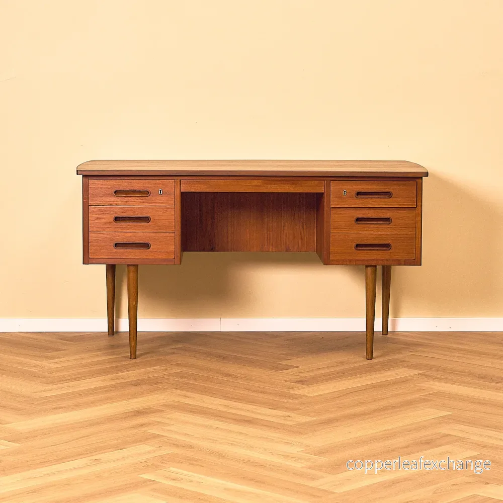 Vintage Teak Writing Desk by Edmund Jorgensen, Denmark 1960s