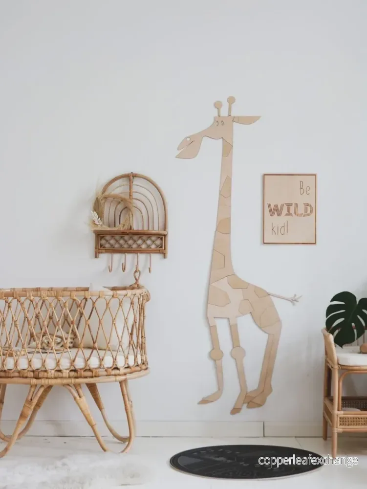Be Wild Kid - Inspirerande poster i graverat trä - Bild 3