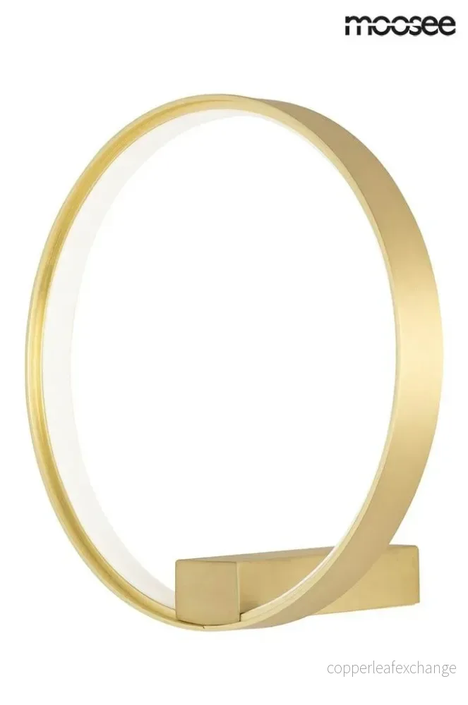 Vägglampa MOOSEE - CIRCLE WALL, guld