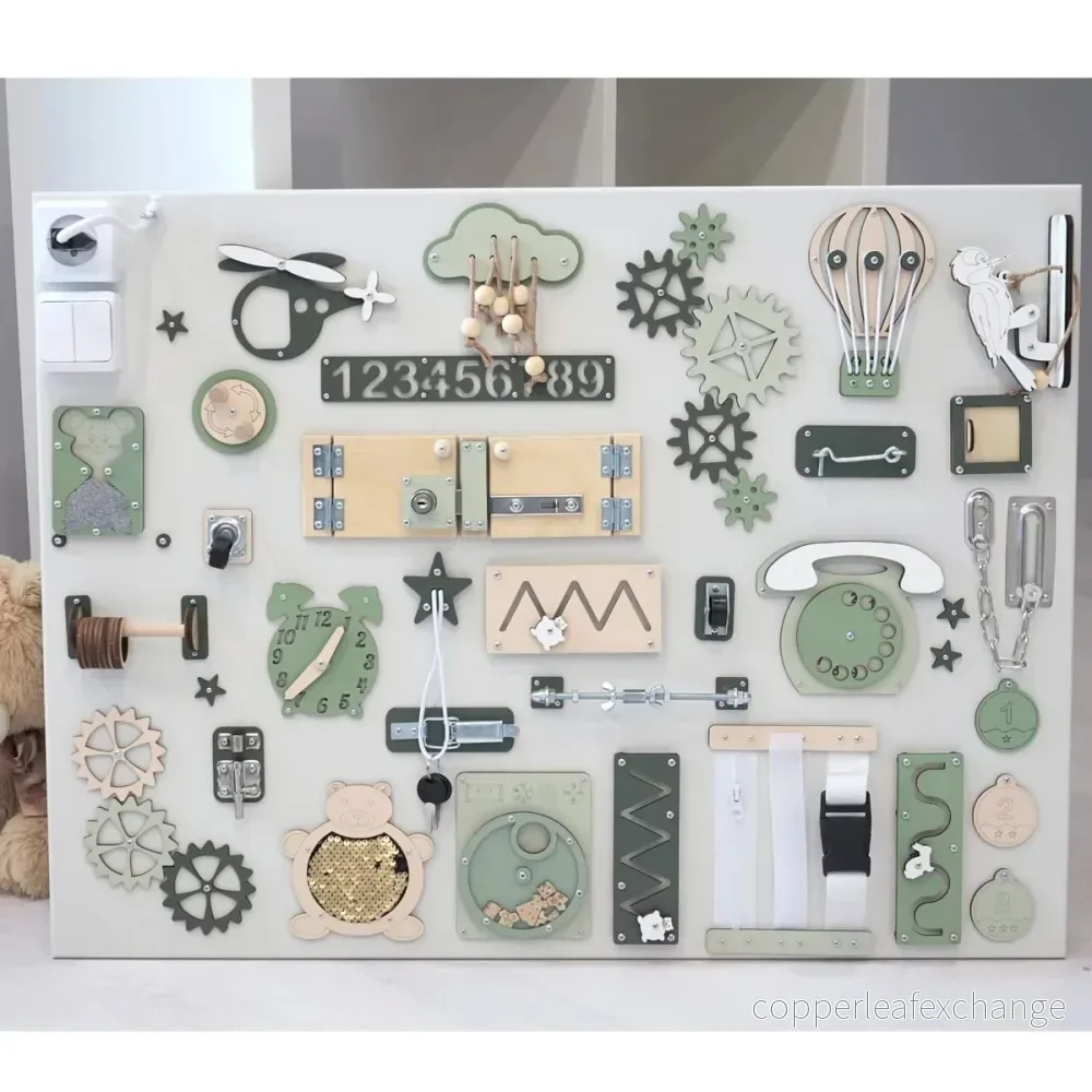 Extra stor Montessori-aktivitetsbräda – 60 × 80 cm - Bild 2