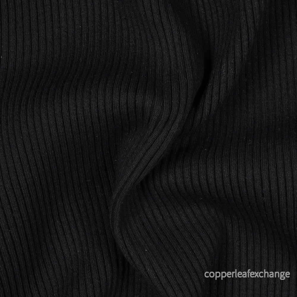 Cuff – Heavy – Rib knit – Stretch – Black – 53/001