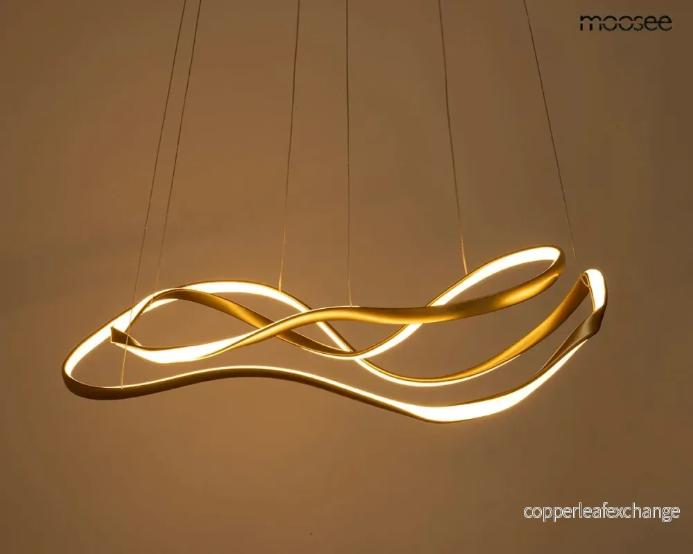 Taklampa MOOSEE - WAVES 2 guld - Bild 2