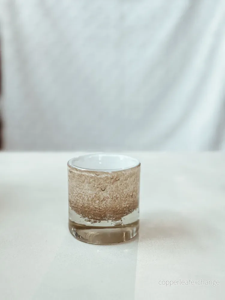 Votive creme vit insida S